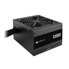 Corsair 650W CX650, 80+ Bronze Certified, up to 88% Efficiency, 125mm Compact Design, EPS 8PIN x 2, PCIE x 2, ATX Power Supply, PSU (LS)