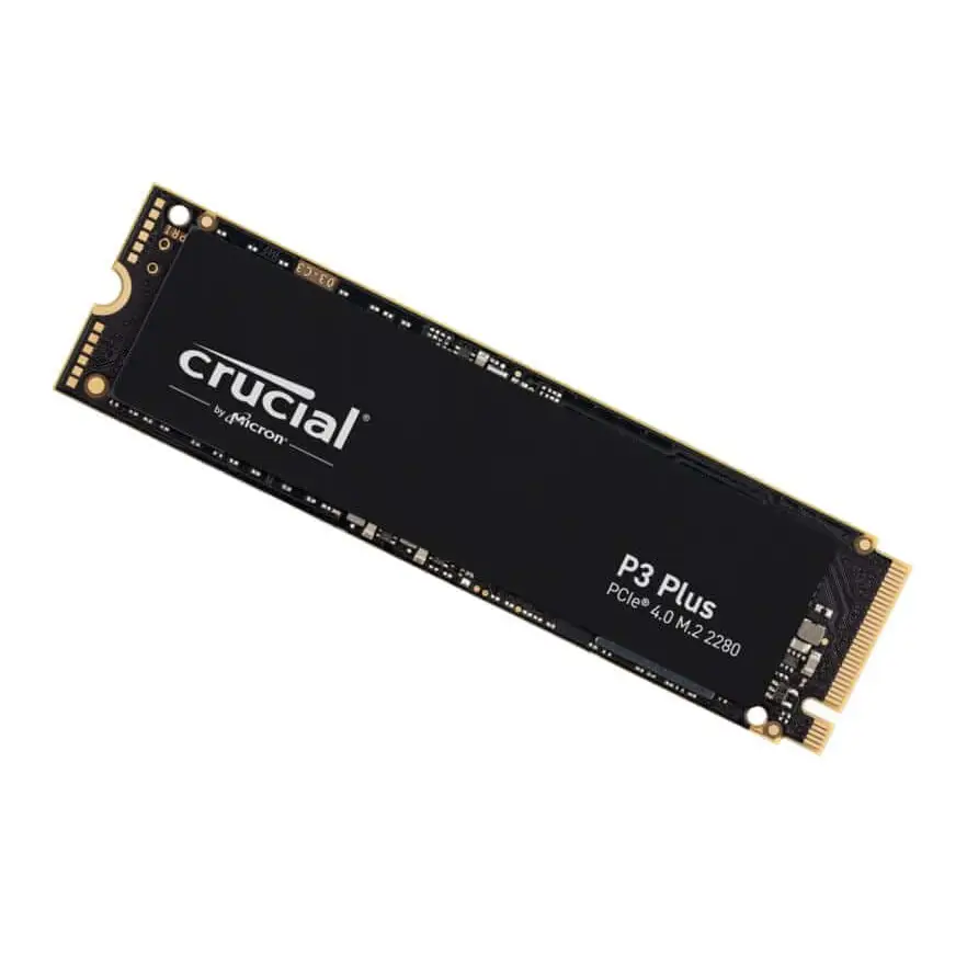 Crucial P3 PLUS 2TB Gen4 NVMe SSD Full-Drive Encryption M.2 PCIe4 5yrs