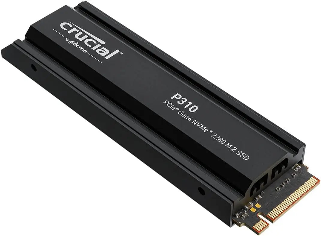 Crucial P310 1TB PCIe Gen4 2280 NVMe M.2 SSD with heatsink Up to 7,100MB/s – Acronis Offer Internal Solid State Drive