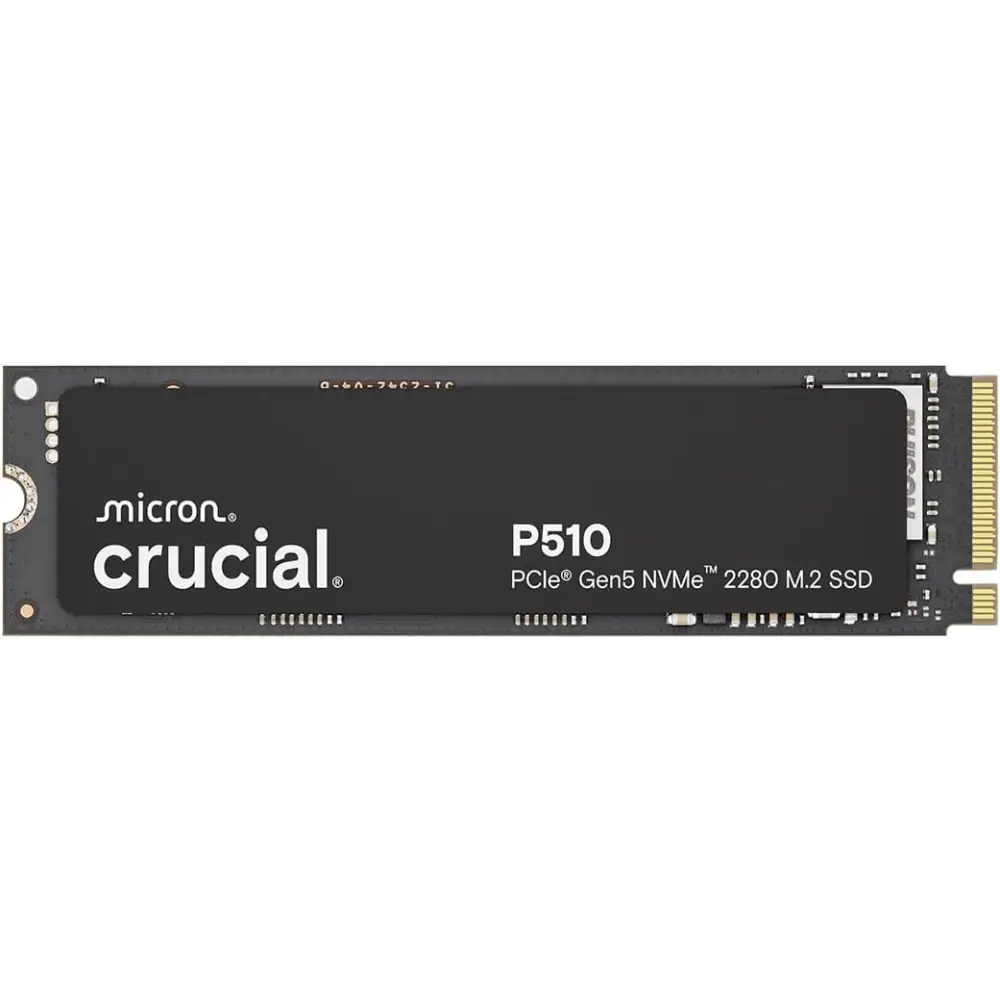 Crucial P510 1TB Gen5 NVMe SSD Up to 11,000 MB/s PCIe 5.0 M.2 2280 Internal Solid State Drive Compatible with Laptop
