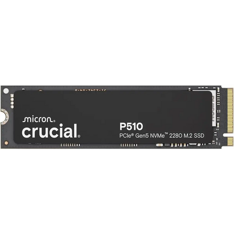 Crucial P510 1TB Gen5 NVMe SSD Up to 11,000 MB/s PCIe 5.0 M.2 2280 Internal Solid State Drive Compatible with Laptop