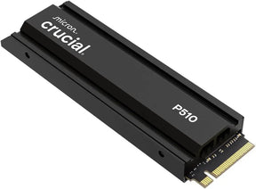Crucial P510 1TB Gen5 NVMe SSD with Heatsink Up to 11,000 MB/s PCIe 5.0 M.2 2280 Internal Solid State Drive Compatible