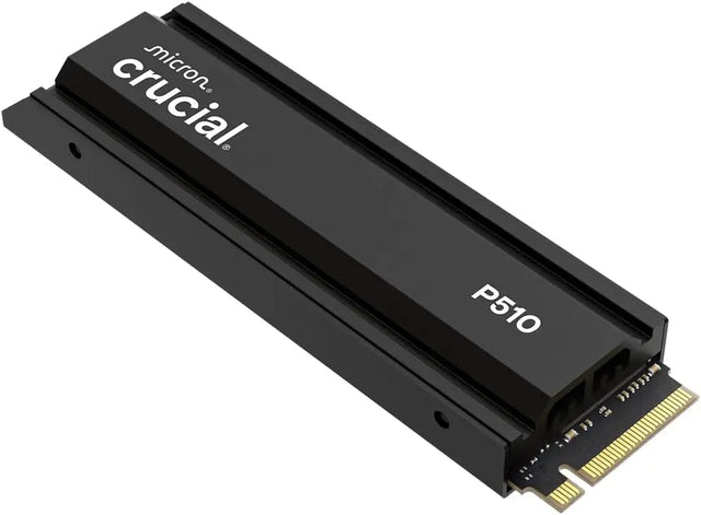Crucial P510 1TB Gen5 NVMe SSD with Heatsink Up to 11,000 MB/s PCIe 5.0 M.2 2280 Internal Solid State Drive Compatible