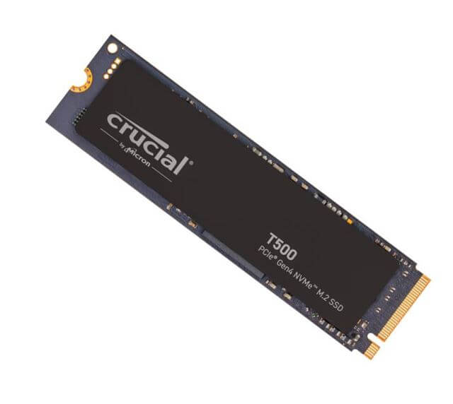 Crucial T500 2TB Gen4 NVMe SSD - 7400/7000 MB/s R/W 1200TBW 1440K IOPs 1.5M hrs MTTF Acronis True Image Adobe Creative