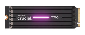 Crucial T710 4TB PCIe Gen5 NVMe 2280 SSD w Heatsink - 14500/13800 MB/s R/W 2400TBW 2.3M IOPs 1.5M hrs MTTF