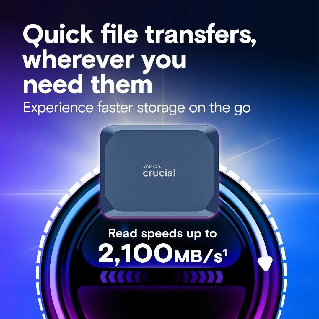 Crucial X10 8TB Portable External SSD