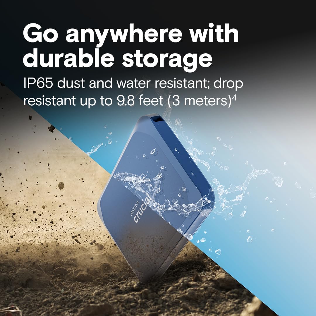 Crucial X10 8TB Portable External SSD