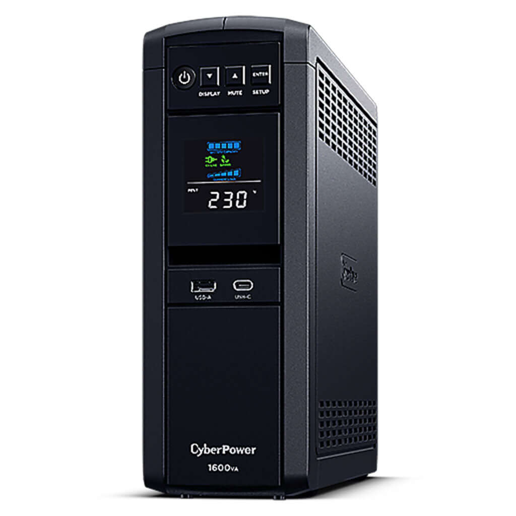 CyberPower CP1600EPFCLCD 1600VA / 1000W Line Interactive Tower UPS