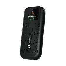 CyberPower Home Theater Series 8 Outlet + 2 USB Surge Protector & Powerboard