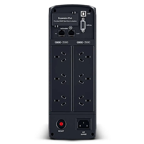 CyberPower Systems PFC Sinewave Series 1600VA / 1000W Tower UPS - 2* 12V/8.5AH - 6x AU & 1x USB-A + USB-C Charging