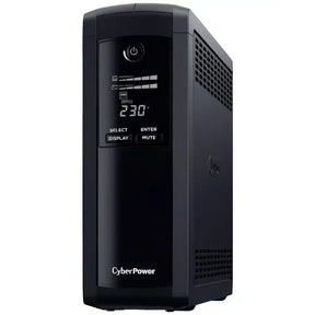 Cyberpower Systems Value Pro-(Vp1200elcd)- 1200va / 720w Line Interactive Ups – 2* 12v/7.2ah 2 Yrs Adv. Replacement Wty