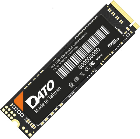 DATO 1TB SSD M.2 2280 PCIe Gen3x4 NVMe Internal Solid State Drive Up to 2500/1700 MB/s DP700 Series