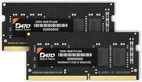 DATO DDR4 SODIMM 32GB (16GBx2) Laptop RAM 3200MHz PC4-25600 CL22 1.2V 260 Pin Non-ECC Notebook Memory Module