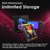 DATO M.2 2230 SSD 2TB PCIe Gen 4x4 NVMe Internal Solid State Drive with Aluminum Heatsink Compatible Steam Deck ROG