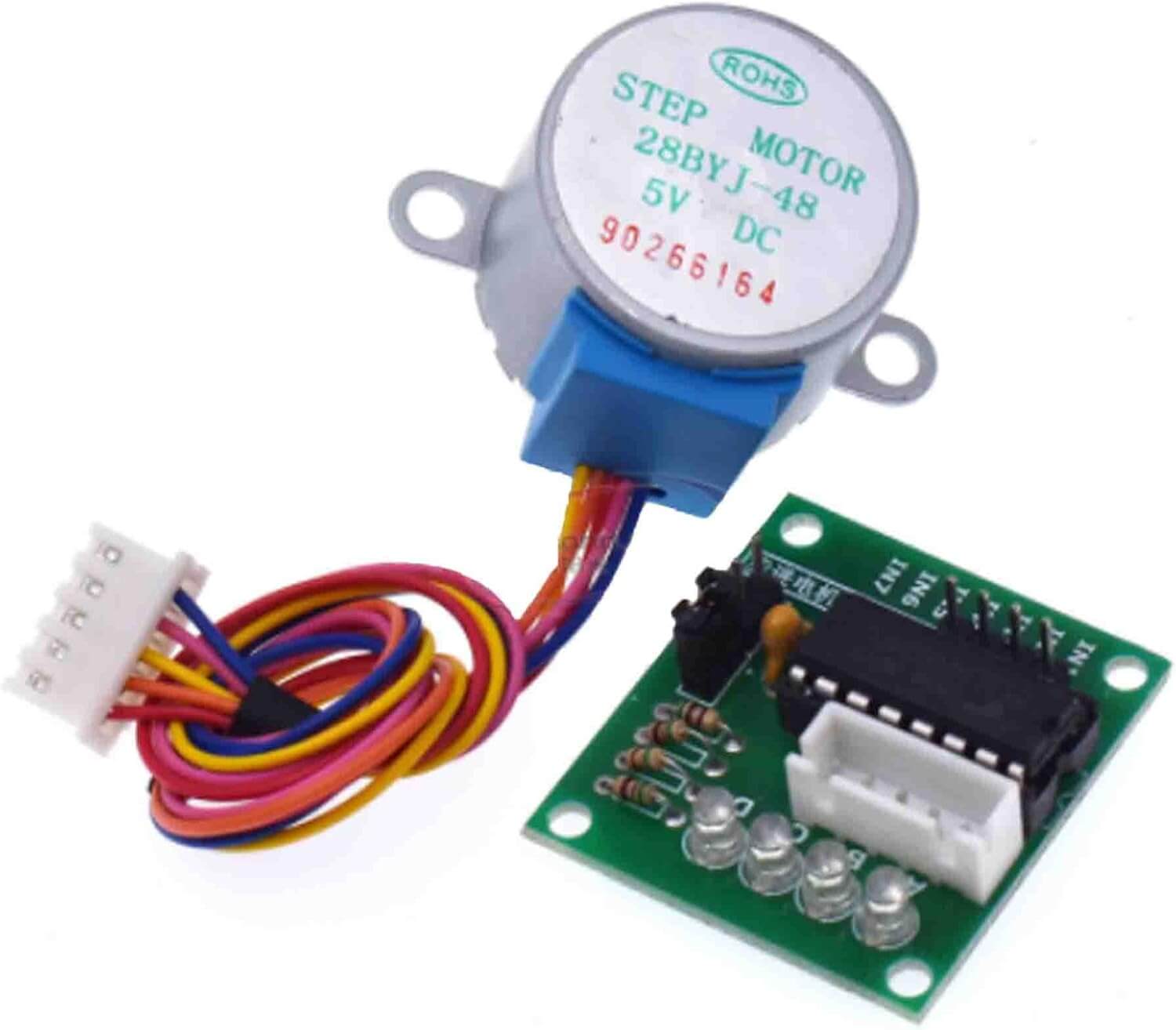 DC 5V 28BYJ-48 Reduction Step Motor Gear Stepper Motor 4 Phase Step Motor + ULN2003 Driver Board for DIY Electronics Kit