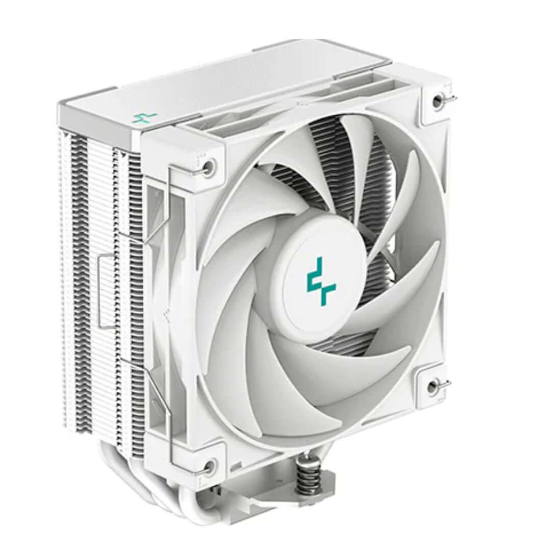 DeepCool AK400 White Performance CPU Cooler 4 Heat Pipe Tower High-Performance FDB Fan 220W Heat Dissipation