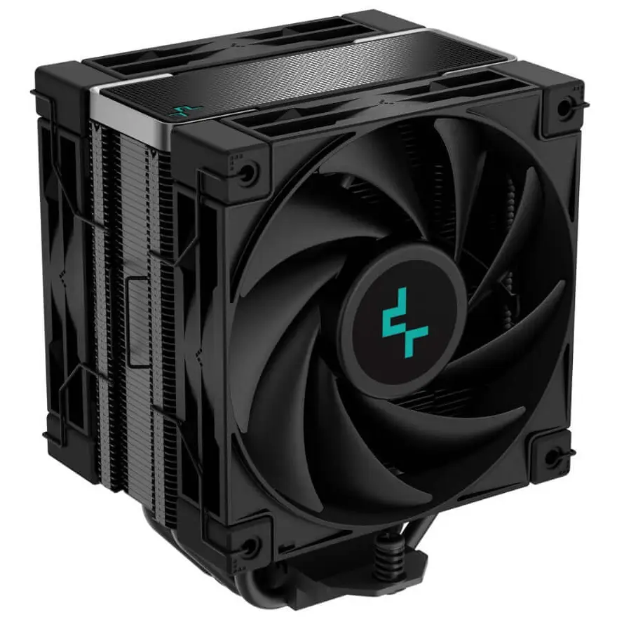 DeepCool AK400 Zero Dark Plus Performance CPU Cooler 4 Heat Pipe Tower High-Performance FDB Fan 220W Dissipation Intel