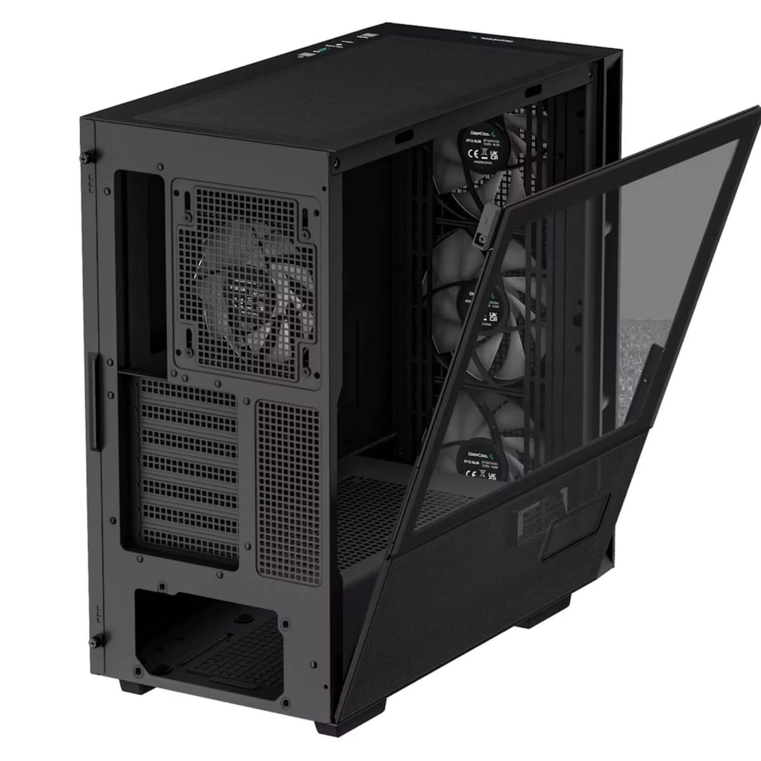 DeepCool CH560 DIGITAL High Airflow Mid-Tower Case, Mini-ITX/ Micro-ATX/ ATX/ E-ATX, Magnetic Hybrid Mesh,Tempered Glass, 3 Pre-Installed 140mm ARGB F