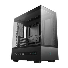DeepCool CH690 DIGITAL Mid-Tower ATX Case Panoramic Design Support up to 420mm Radiator Supports Rear Connector