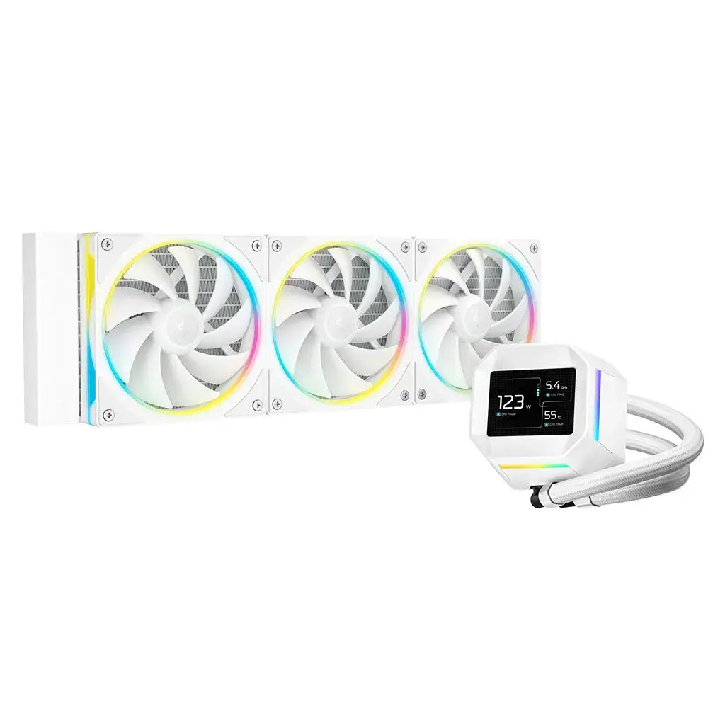 DeepCool LM360 ARGB Liquid CPU Cooler Mini LCD Screen 2.4’’ IPS 320×240 Resolution Intel LGA1851/1700/1200 + More AMD