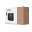 DeepCool PL650D 650W 80+ Bronze Certified Non-Modular ATX Power Supply(Direct Cable) 120mm Fan DC to ATX3.1 100,000
