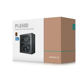 DeepCool PL650D 650W 80+ Bronze Certified Non-Modular ATX Power Supply(Direct Cable) 120mm Fan DC to ATX3.1 100,000