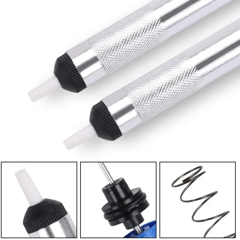 Desoldering Pump Solder Remover Tool Vacuum Soldering Iron Sucker Precision Desolver for Electronics Repair 180mm