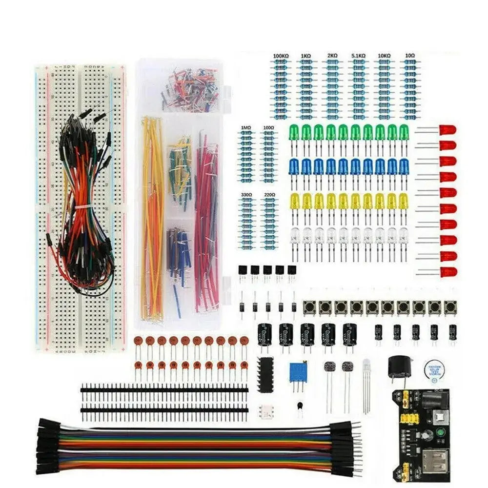DIY Project Starter Kit for Arduino UNO R3 DIY Electronic Kit Kit Electronic Components Set with Box 830 Connection