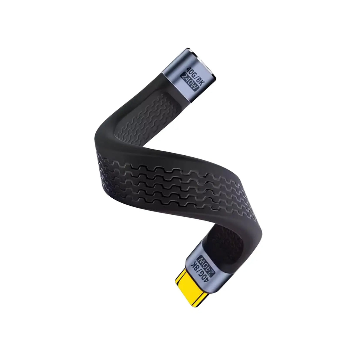 Duttek 240W USB C to Extension Cable 40Gbps Type Male Female Short with 8K Video for Thunderbolt 4 iPhone 15 and More