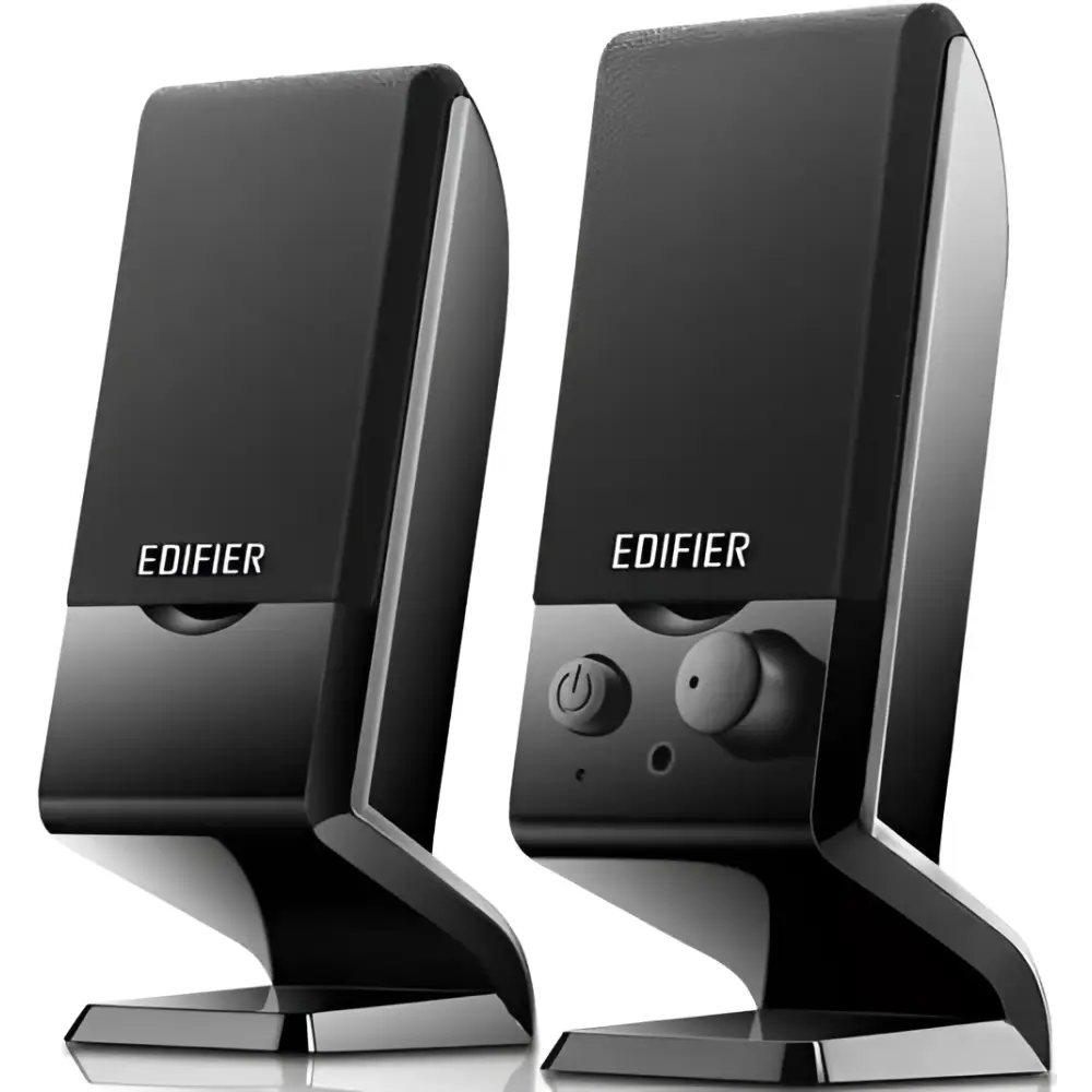 Edifier M1250 2.0 USB Powered Compact Multimedia Speakers - 3.5mm AUX/Flat Panel Design Satellites/Built