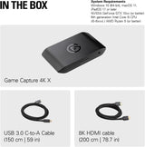 Elgato 4K X Capture Card HDMI 2.1 4K144 Ultra-Low Latency