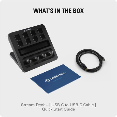 Elgato Stream Deck + Audio Mixer Production Console and Studio Controller for Content Creators Streaming Gaming
