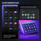Elgato Stream Deck + Audio Mixer Production Console and Studio Controller for Content Creators Streaming Gaming