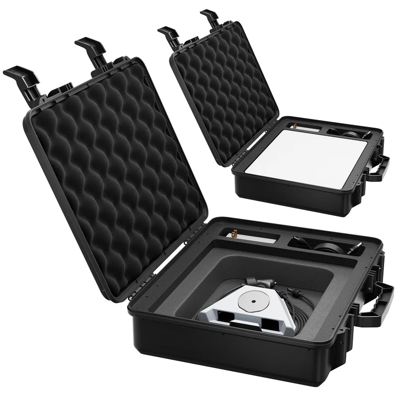 Starlink Mini Weatherproof IP67 Tough Case with multiple compartments, designed for rugged protection and storage.