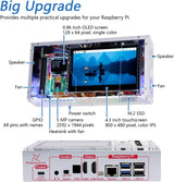 Freenove Computer Case Kit for Raspberry Pi 5 (NOT Included) 128GB M.2 NVMe SSD 800 MB/s 4.3 Inch Touchscreen MP Camera