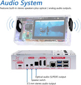 Freenove Computer Case Kit for Raspberry Pi 5 (NOT Included) 128GB M.2 NVMe SSD 800 MB/s 4.3 Inch Touchscreen MP Camera