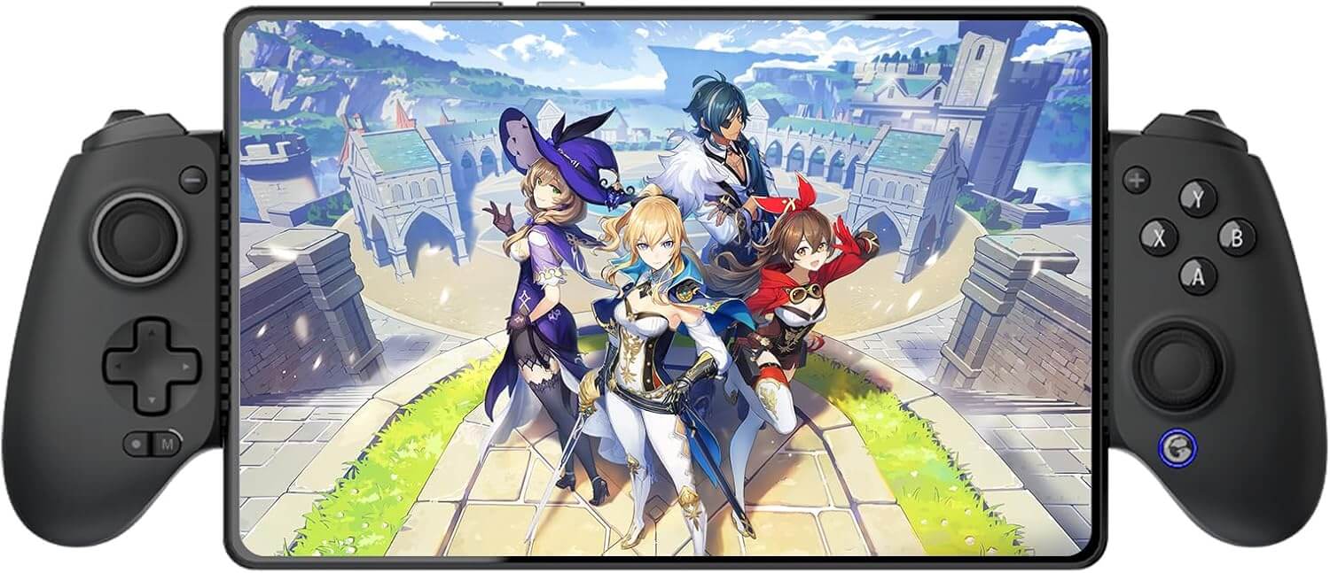 GameSir G8 Plus Bluetooth Mobile Game Controller for Switch & iOS & Android & Tablets Wireless Gamepad with Hall Effect