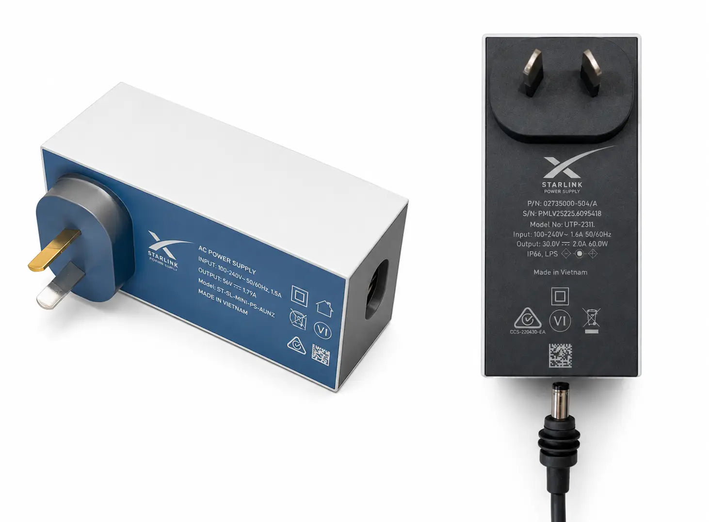 Genuine Starlink Mini AC Power Supply – AU Plug