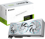 Gigabyte AORUS GeForce RTX 5090 Stealth Ice 32G Graphics Card - 32GB GDDR7 512bit PCI-E 5.0 2655MHz Core Frequency 3 x