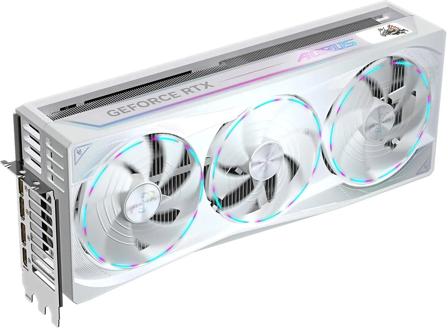 Gigabyte AORUS GeForce RTX 5090 Stealth Ice 32G Graphics Card - 32GB GDDR7 512bit PCI-E 5.0 2655MHz Core Frequency 3 x