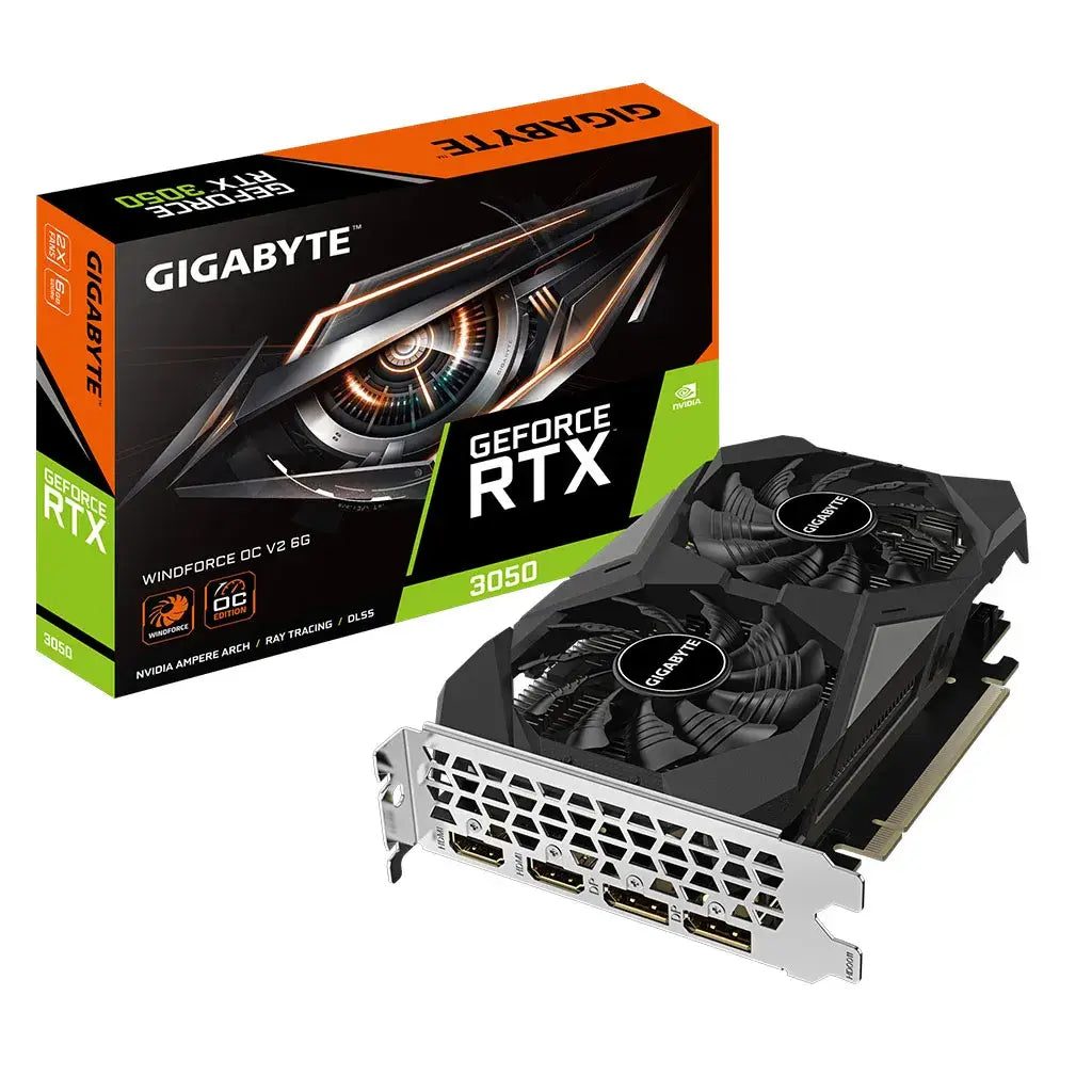 Gigabyte GeForce RTX 3050 WINDFORCE OC V2 6GB GDDR6 Video Card