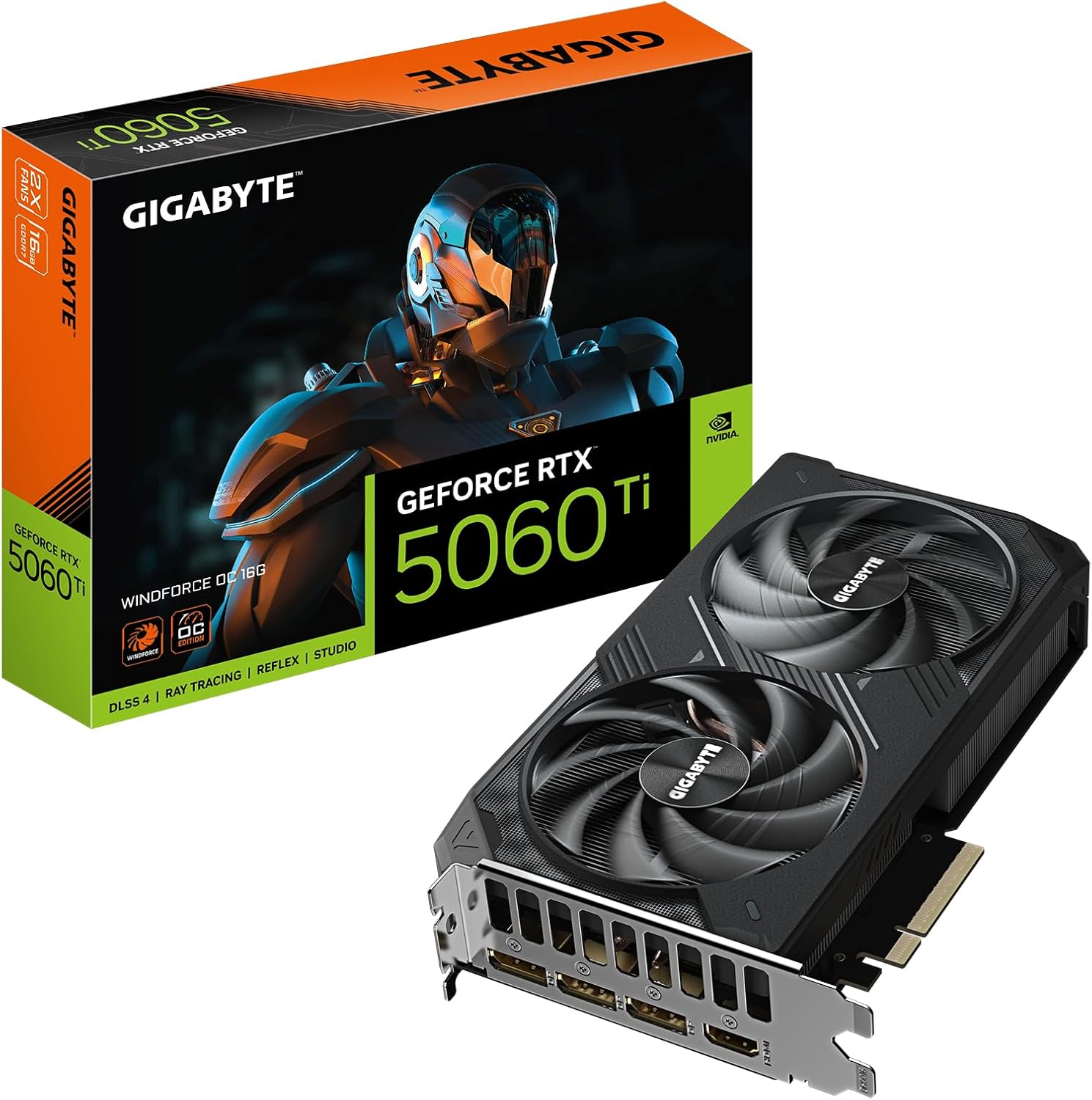 Gigabyte GeForce RTX 5060 Ti WINDFORCE OC 16GB GDDR7 Video Card