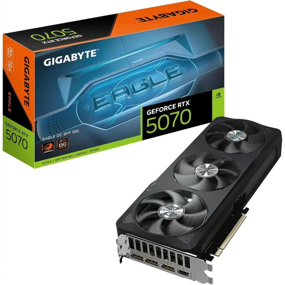 Gigabyte GeForce RTX 5070 Eagle OC SFF 12G Graphics Card (GV-N5070EAGLE OC-12GD)