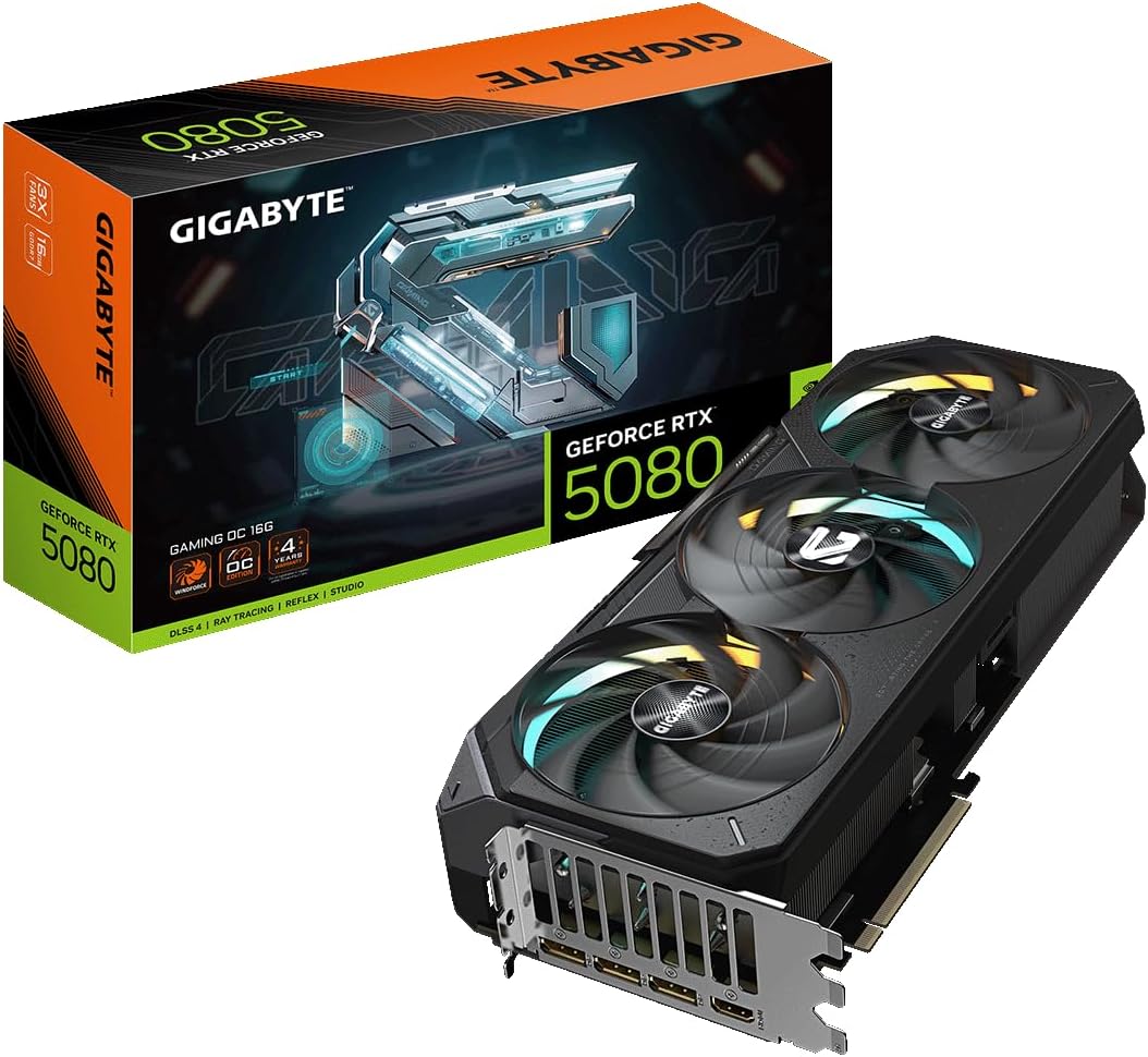 Gigabyte GeForce RTX 5080 GAMING OC 16GB Video Card