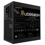 Gigabyte UD850GM PG5 (rev. 2.0) 850W ATX PSU Power Supply 80 PLUS GOLD Fan Type 120mm Hydraulic Bearing(HYB)fan