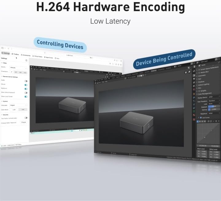 GL.iNet Comet (GL-RM1) Remote KVM Over Internet 4K@30Hz Tailscale Support,Remote Keyboard Video Mouse Install OS Via