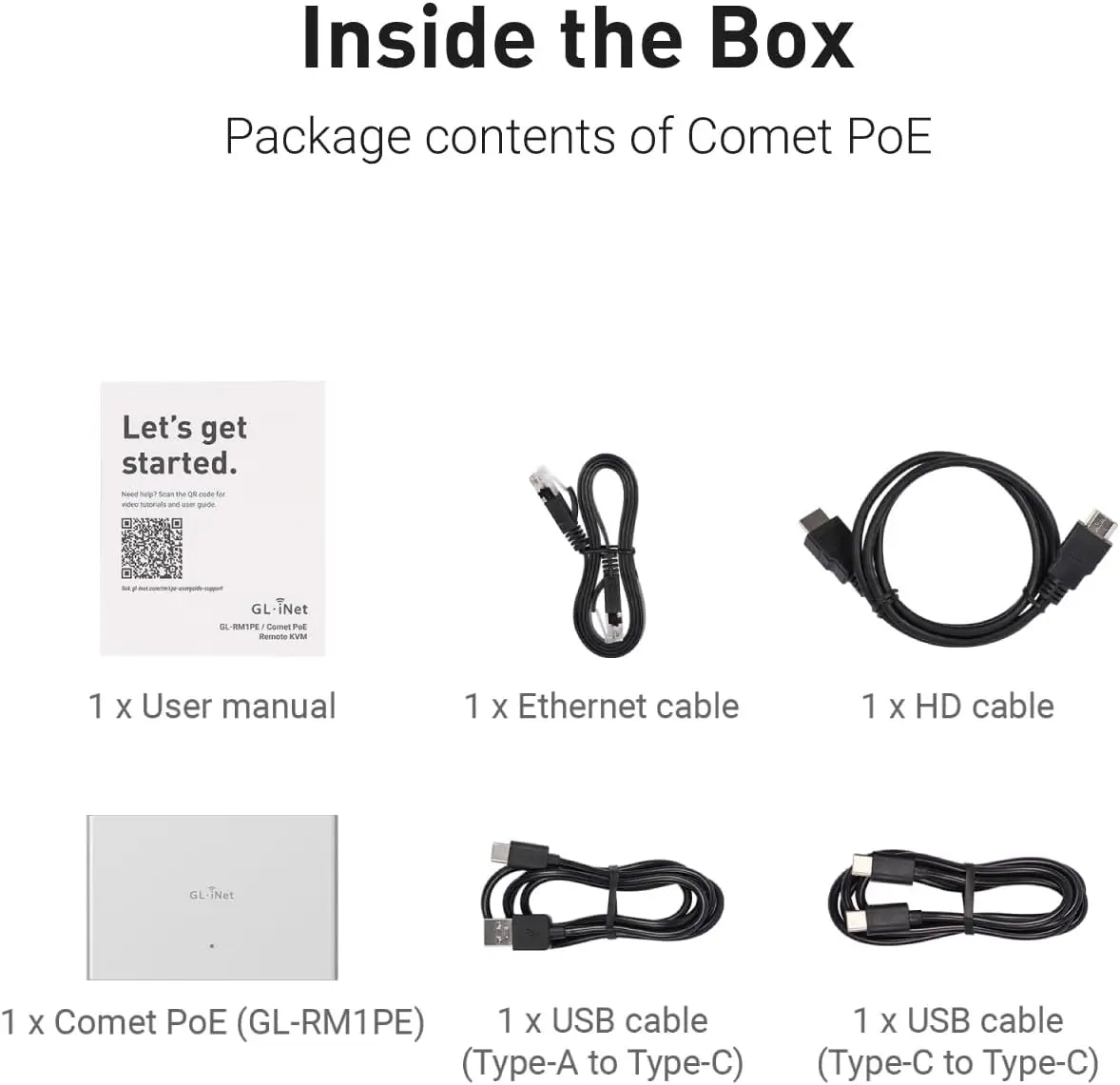GL.iNet Comet PoE Remote KVM GL-RM1PE with Tailscale 4K Streaming