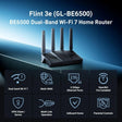 GL.iNet GL-BE6500 (Flint 3e) WiFi 7 Router High-Speed for Wireless Internet w/VPN 5 x 2.5G Ethernet Port Fiber Optic