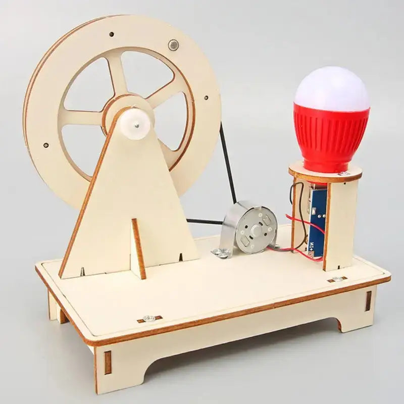 Hand-cranked Generator Student Science and Technology Children’s Handmade Diy Material Random Color