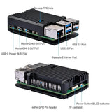Heatsink Case for Raspberry Pi 5 Aluminum Alloy Armor Passive Cooling 4GB/8GB (Raspberry NOT Included)